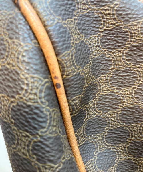 CELINE（セリーヌ）CELINE (セリーヌ) マカダム柄 ボストンバッグ ブラウンの古着・服飾アイテム