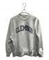Champion（チャンピオン）の古着「古着 染み込みプリント ORIGINAL REVERSE WEAVE スウェット」｜ライトグレー