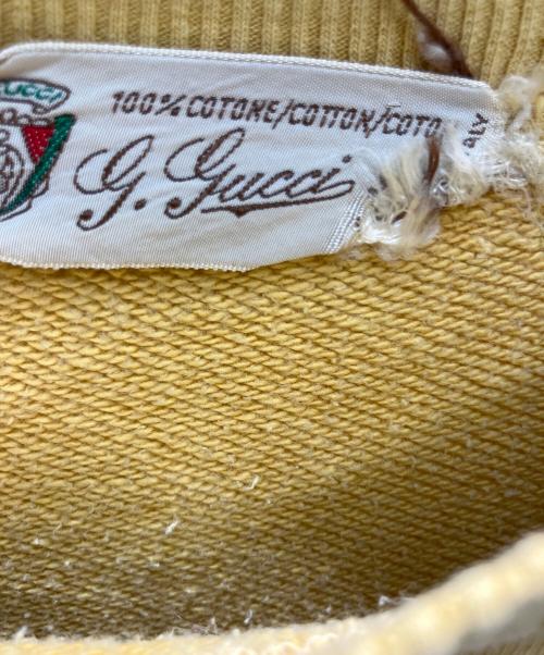 GUCCI（グッチ）GUCCI (グッチ) OLD GUCCI スウェット イエロー サイズ:不明の古着・服飾アイテム