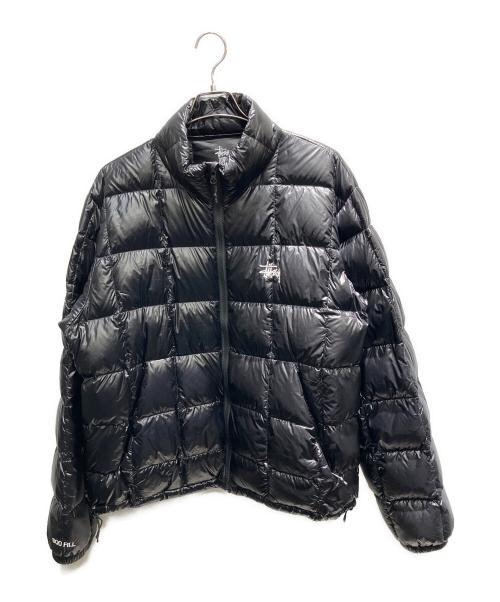 stussy（ステューシー）stussy (ステューシー) MIDWEIGHT PUFFER ダウンジャケット ブラック サイズ:XLの古着・服飾アイテム