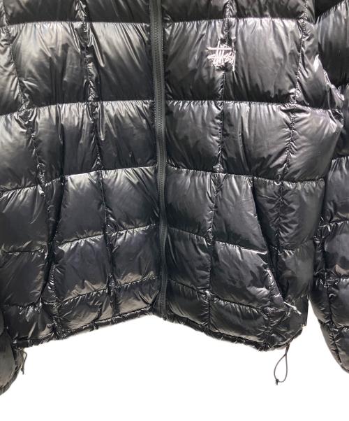 stussy（ステューシー）stussy (ステューシー) MIDWEIGHT PUFFER ダウンジャケット ブラック サイズ:XLの古着・服飾アイテム