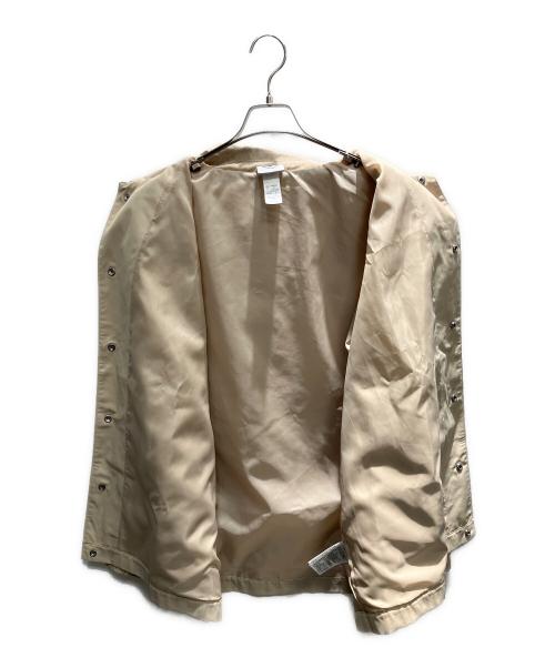 adidas（アディダス）adidas (アディダス) oasis (オアシス) コーチジャケット ベージュ サイズ:XXLの古着・服飾アイテム