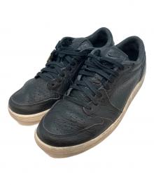 NIKE（ナイキ）の古着「AIR JORDAN1 Retro Low Swooshless  ローカットスニーカー」｜ブラック