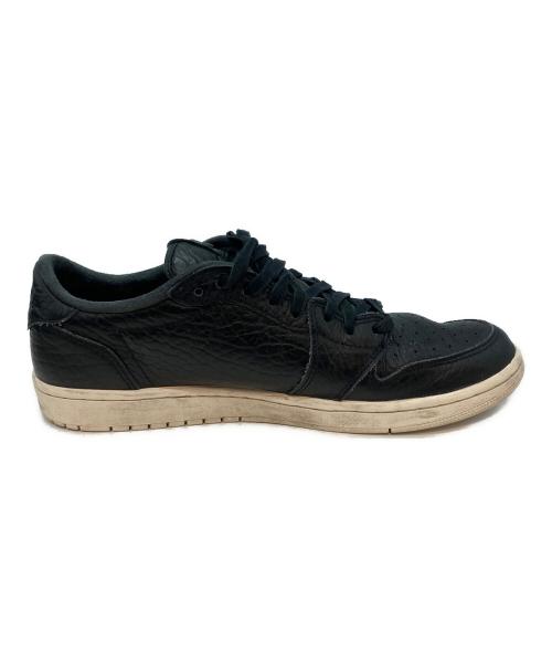 NIKE（ナイキ）NIKE (ナイキ) AIR JORDAN1 Retro Low Swooshless  ローカットスニーカー ブラック サイズ:29cmの古着・服飾アイテム