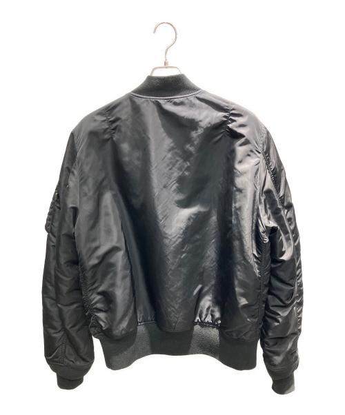 ALPHA INDUSTRIES（アルファインダストリーズ）ALPHA INDUSTRIES (アルファインダストリーズ) MA-1ジャケット ブラック×オレンジ サイズ:XLの古着・服飾アイテム