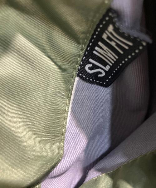 ALPHA INDUSTRIES（アルファインダストリーズ）ALPHA INDUSTRIES (アルファインダストリーズ) MA-1ジャケット オリーブ×オレンジ サイズ:XLの古着・服飾アイテム