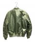 ALPHA INDUSTRIES (アルファインダストリーズ) MA-1ジャケット オリーブ×オレンジ サイズ:XL：10000円