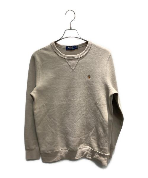 POLO RALPH LAUREN（ポロ・ラルフローレン）POLO RALPH LAUREN (ポロ・ラルフローレン) スウェット ベージュ サイズ:Mの古着・服飾アイテム