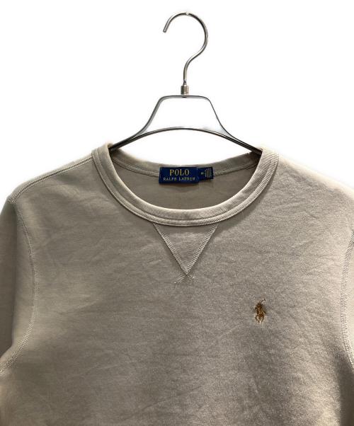 POLO RALPH LAUREN（ポロ・ラルフローレン）POLO RALPH LAUREN (ポロ・ラルフローレン) スウェット ベージュ サイズ:Mの古着・服飾アイテム
