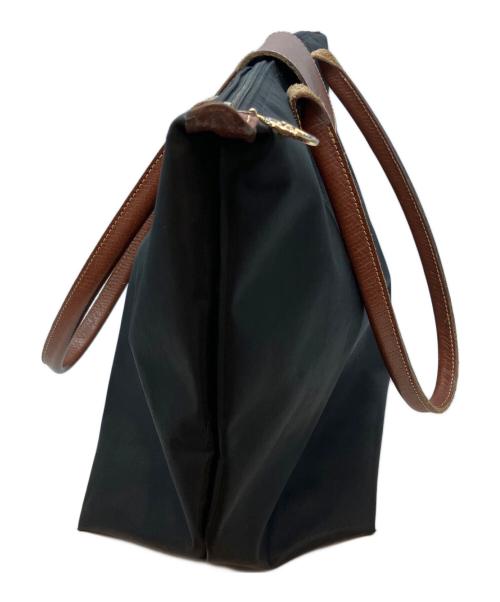 LONGCHAMP（ロンシャン）LONGCHAMP (ロンシャン) ル プリアージュ オリジナル トートバッグ ブラックの古着・服飾アイテム