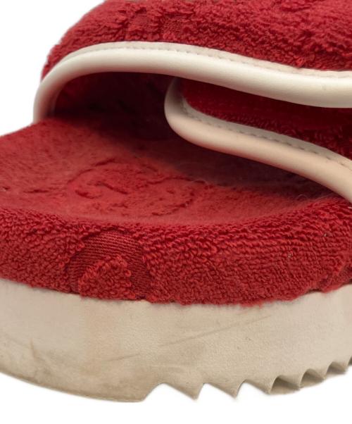 adidas（アディダス）adidas (アディダス) GUCCI (グッチ) GG プラットフォーム サンダル サンダル レッド×ホワイト サイズ:38の古着・服飾アイテム