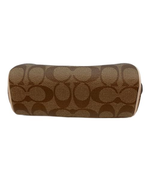 COACH（コーチ）COACH (コーチ) シグネチャー ポーチ ブラウンの古着・服飾アイテム