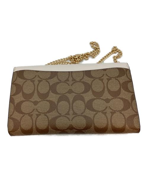 COACH（コーチ）COACH (コーチ) ショルダーバッグ ブラウン×ベージュの古着・服飾アイテム