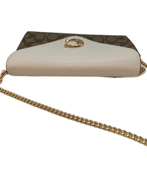 COACH（コーチ）COACH (コーチ) ショルダーバッグ ブラウン×ベージュの古着・服飾アイテム