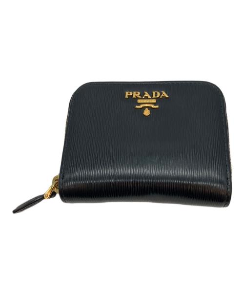 PRADA（プラダ）PRADA (プラダ) サフィアーノ 42 コインケース ブラックの古着・服飾アイテム