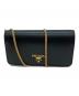 PRADA（プラダ）の古着「サフィアーノ VITELLO MOVE 62D チェーンショルダーバッグ」｜ブラック