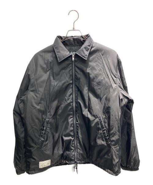 Schott（ショット）Schott (ショット) バックロゴナイロンコーチジャケット ブラック サイズ:Lの古着・服飾アイテム