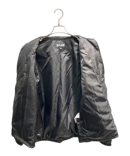 Schott（ショット）Schott (ショット) バックロゴナイロンコーチジャケット ブラック サイズ:Lの古着・服飾アイテム