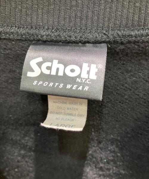 Schott（ショット）Schott (ショット) スウェット ブラック サイズ:Lの古着・服飾アイテム