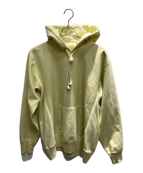 AURALEE（オーラリー）AURALEE (オーラリー) SUPER MILLED SWEAT P/O PARKA プルオーバーパーカー 薄黄色 サイズ:4の古着・服飾アイテム