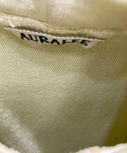 AURALEE（オーラリー）AURALEE (オーラリー) SUPER MILLED SWEAT P/O PARKA プルオーバーパーカー 薄黄色 サイズ:4の古着・服飾アイテム