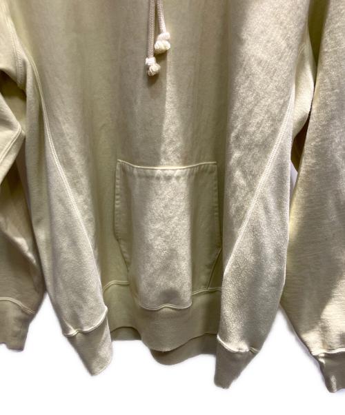 AURALEE（オーラリー）AURALEE (オーラリー) SUPER MILLED SWEAT P/O PARKA プルオーバーパーカー 薄黄色 サイズ:4の古着・服飾アイテム