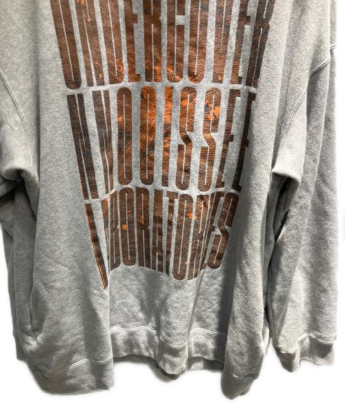 UNDERCOVER（アンダーカバー）UNDERCOVER (アンダーカバー) BIGSWEAT UNDERCOVER NOISE LAB スウェット グレー サイズ:3の古着・服飾アイテム