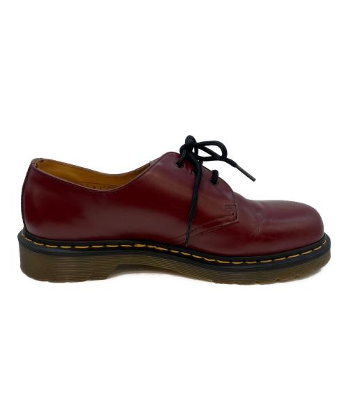 Dr.Martens（ドクターマーチン）Dr.Martens (ドクターマーチン) 3ホールシューズ ワインレッド サイズ:UK8の古着・服飾アイテム