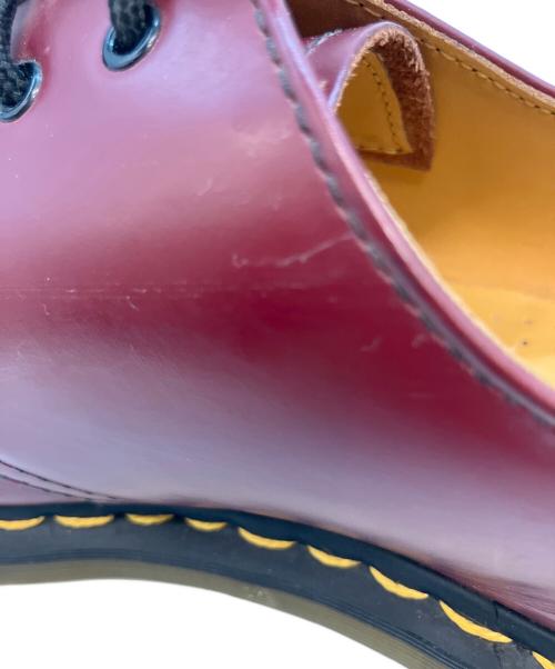 Dr.Martens（ドクターマーチン）Dr.Martens (ドクターマーチン) 3ホールシューズ ワインレッド サイズ:UK8の古着・服飾アイテム