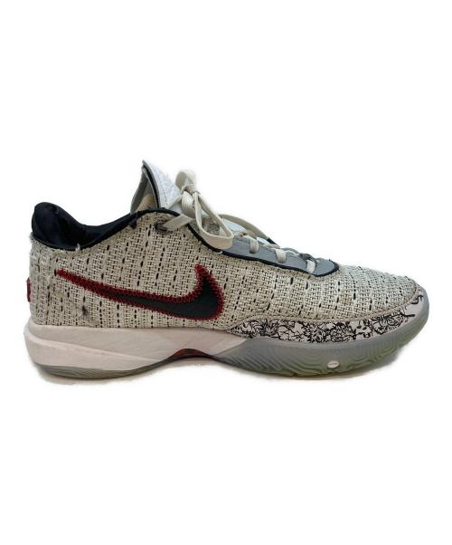 NIKE（ナイキ）NIKE (ナイキ) レブロン 20 スニーカー ホワイト×ブラック サイズ:28cmの古着・服飾アイテム