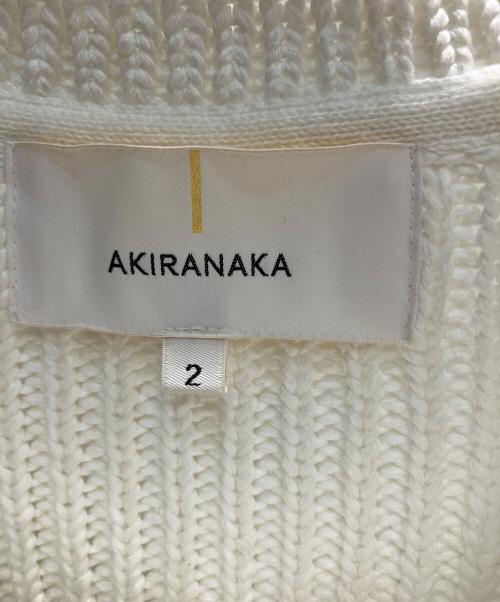 AKIRA NAKA（アキラナカ）AKIRA NAKA (アキラナカ) ロープ・ニットプルオーバー 厚手ニット ホワイト サイズ:2の古着・服飾アイテム