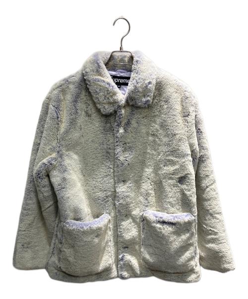 SUPREME（シュプリーム）SUPREME (シュプリーム) 21AW 2-Tone Faux Fur Shop Coat ファーコート ホワイト サイズ:Mの古着・服飾アイテム