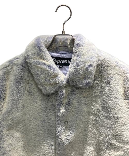 SUPREME（シュプリーム）SUPREME (シュプリーム) 21AW 2-Tone Faux Fur Shop Coat ファーコート ホワイト サイズ:Mの古着・服飾アイテム