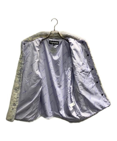 SUPREME（シュプリーム）SUPREME (シュプリーム) 21AW 2-Tone Faux Fur Shop Coat ファーコート ホワイト サイズ:Mの古着・服飾アイテム