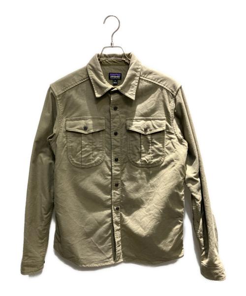 Patagonia（パタゴニア）Patagonia (パタゴニア) トポ・キャニオン・モールスキン・シャツ シャツジャケット オリーブ サイズ:Sの古着・服飾アイテム