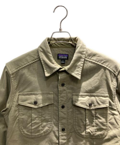 Patagonia（パタゴニア）Patagonia (パタゴニア) トポ・キャニオン・モールスキン・シャツ シャツジャケット オリーブ サイズ:Sの古着・服飾アイテム