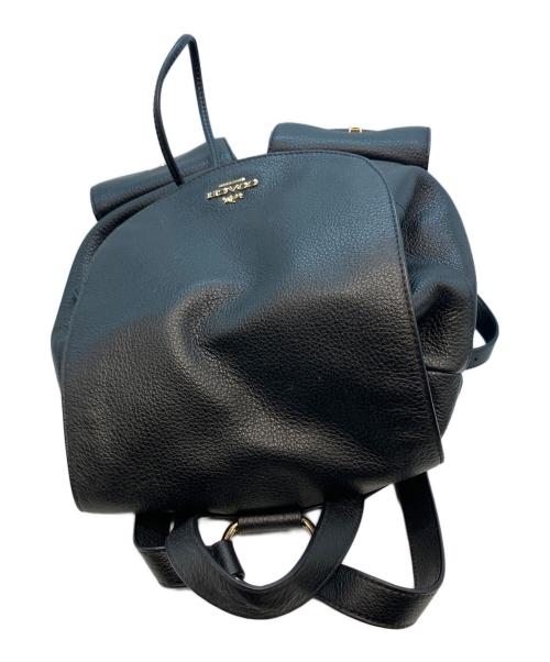 COACH（コーチ）COACH (コーチ) ペブルド レザー ビリー バックパック バッグ ブラックの古着・服飾アイテム