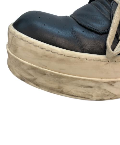 RICK OWENS（リックオウエンス）RICK OWENS (リックオウエンス) MEGA BUMPER GEOBASKET ハイカットスニーカー ホワイト×ブラック サイズ:42の古着・服飾アイテム