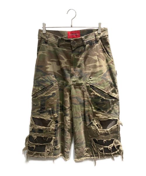 SKOOT（スクート）SKOOT (スクート) GROW OP CAMOJORTS ハーフパンツ カーキ サイズ:Freeの古着・服飾アイテム