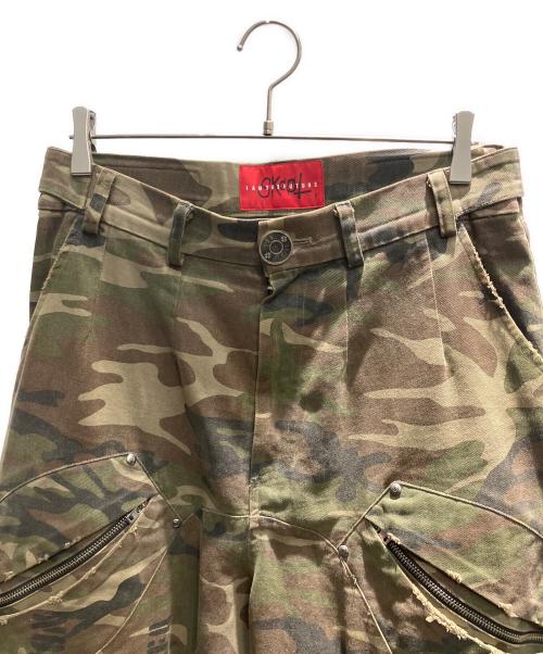 SKOOT（スクート）SKOOT (スクート) GROW OP CAMOJORTS ハーフパンツ カーキ サイズ:Freeの古着・服飾アイテム