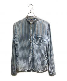 LEVI'S MADE&CRAFTED（リーバイスメイドクラフテッド）の古着「古着 長袖シャツ」｜スカイブルー×レッド