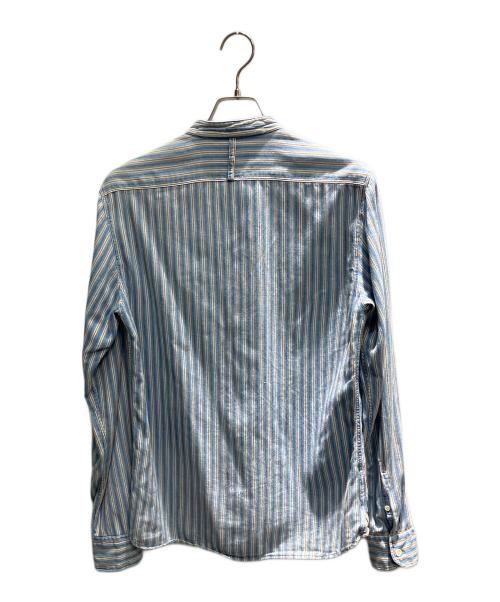 LEVI'S MADE&CRAFTED（リーバイスメイドクラフテッド）LEVI'S MADE&CRAFTED (リーバイスメイドクラフテッド) 古着 長袖シャツ スカイブルー×レッド サイズ:1の古着・服飾アイテム