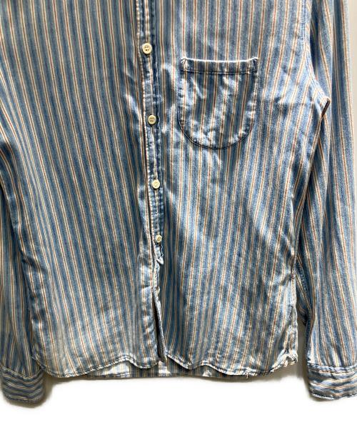 LEVI'S MADE&CRAFTED（リーバイスメイドクラフテッド）LEVI'S MADE&CRAFTED (リーバイスメイドクラフテッド) 古着 長袖シャツ スカイブルー×レッド サイズ:1の古着・服飾アイテム