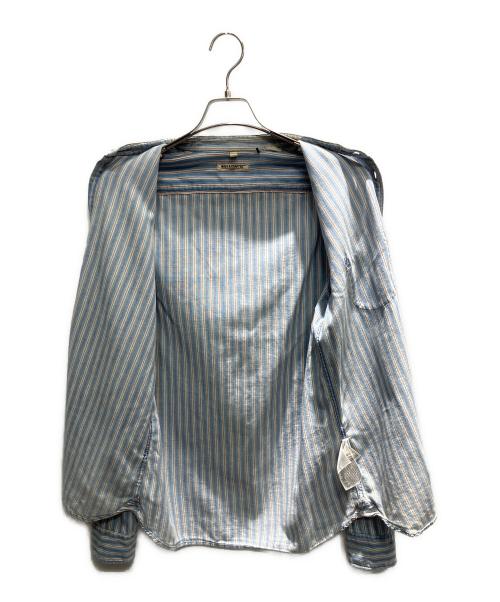 LEVI'S MADE&CRAFTED（リーバイスメイドクラフテッド）LEVI'S MADE&CRAFTED (リーバイスメイドクラフテッド) 古着 長袖シャツ スカイブルー×レッド サイズ:1の古着・服飾アイテム