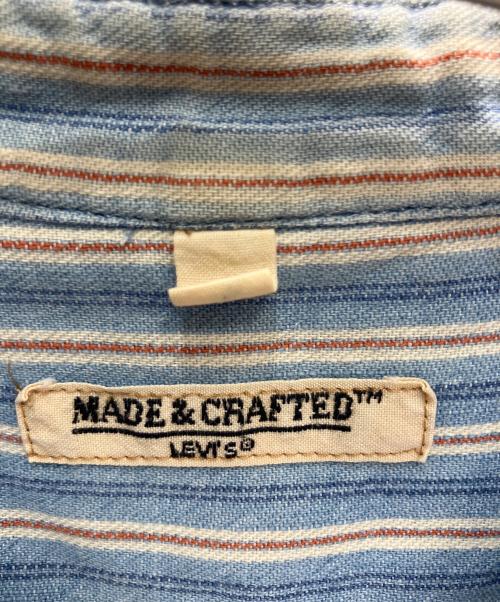 LEVI'S MADE&CRAFTED（リーバイスメイドクラフテッド）LEVI'S MADE&CRAFTED (リーバイスメイドクラフテッド) 古着 長袖シャツ スカイブルー×レッド サイズ:1の古着・服飾アイテム