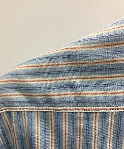 LEVI'S MADE&CRAFTED（リーバイスメイドクラフテッド）LEVI'S MADE&CRAFTED (リーバイスメイドクラフテッド) 古着 長袖シャツ スカイブルー×レッド サイズ:1の古着・服飾アイテム