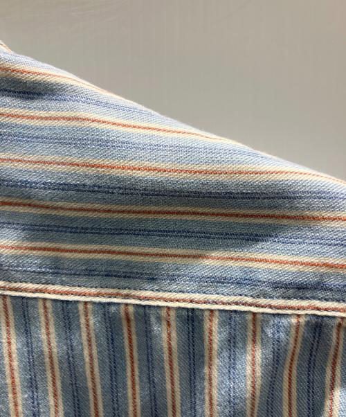 LEVI'S MADE&CRAFTED（リーバイスメイドクラフテッド）LEVI'S MADE&CRAFTED (リーバイスメイドクラフテッド) 古着 長袖シャツ スカイブルー×レッド サイズ:1の古着・服飾アイテム
