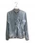LEVI'S MADE&CRAFTED（リーバイスメイドクラフテッド）の古着「古着 長袖シャツ」｜スカイブルー×レッド