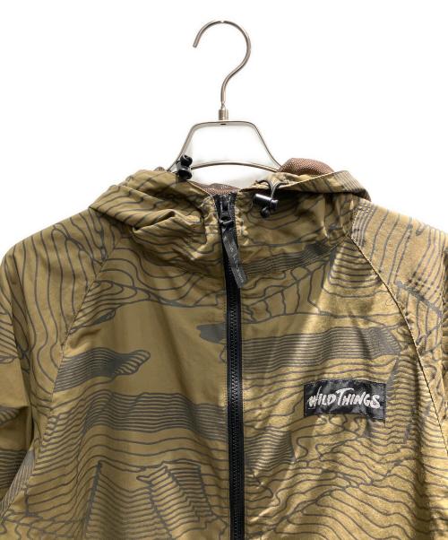 WILD THINGS（ワイルドシングス）WILD THINGS (ワイルドシングス) ナイロンジャケット カーキ サイズ:Mの古着・服飾アイテム