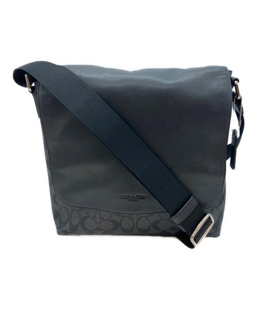 COACH（コーチ）COACH (コーチ) シグネチャー ショルダーバッグ ブラックの古着・服飾アイテム